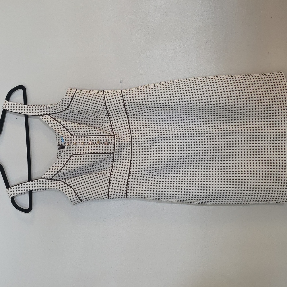 Sleeveless Polka Dot Dress